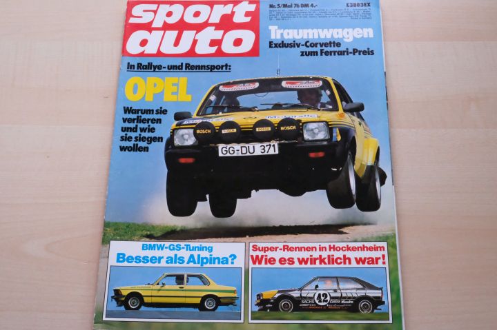 Deckblatt Sport Auto (05/1976)